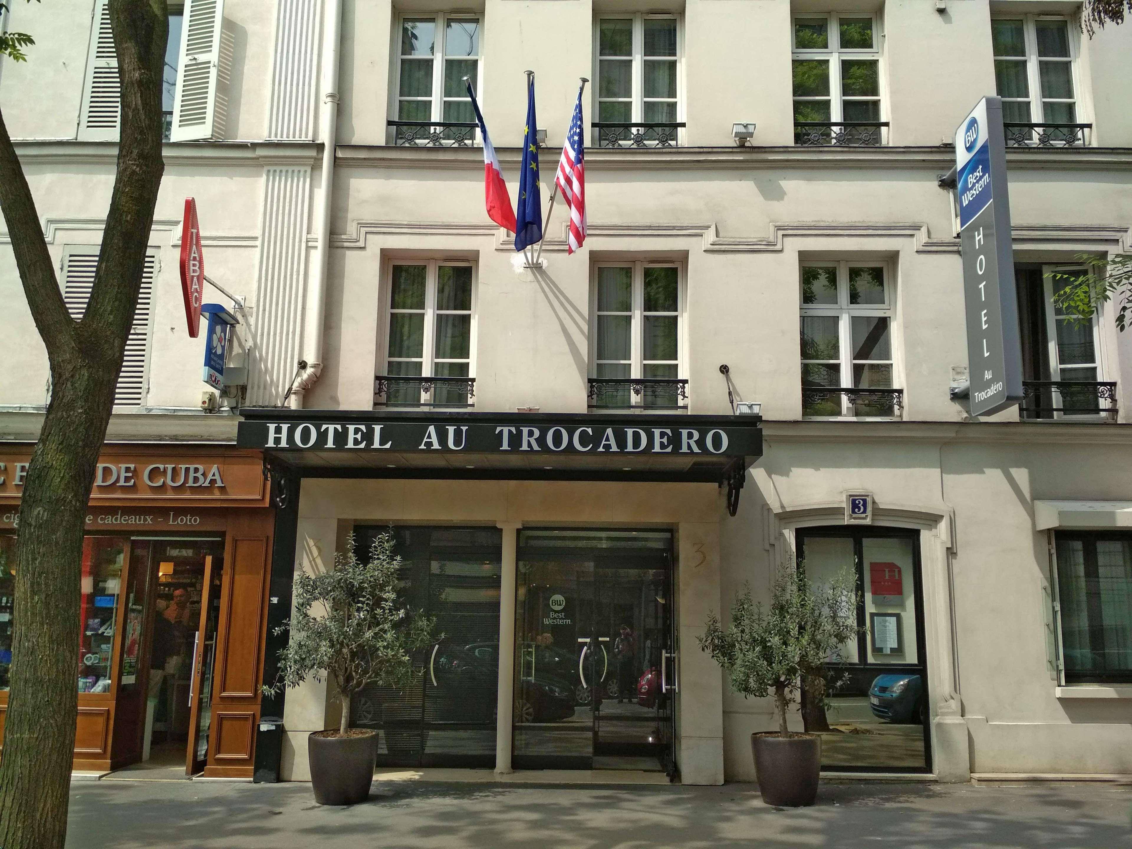 贝斯特韦斯特特洛加德洛酒店 巴黎 外观 照片